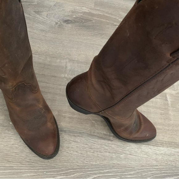 Durango Shoes - Womens Durango Leather Cowgirl Western boots size 8